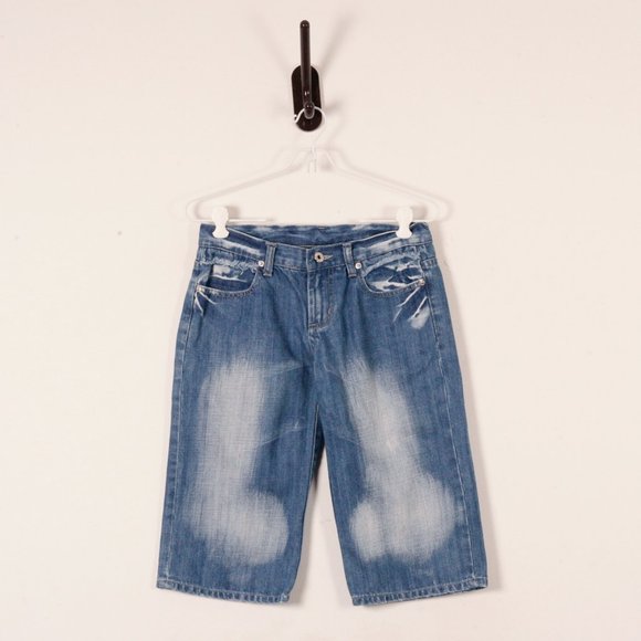 Dolce & Gabbana Pants - Dolce Gabbana Women Blue Bermuda Straight Denim 27